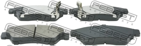 Brake Pad Set, disc brake (0701-RH418F)