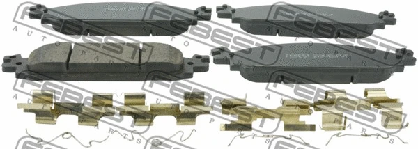 Brake Pad Set, disc brake (2101-EXPVF)