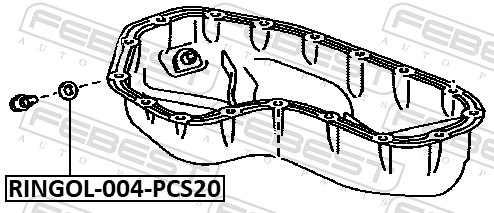 Seal Ring, oil drain plug