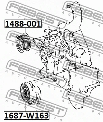 Tensioner Pulley, V-ribbed belt