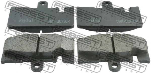 Brake Pad Set, disc brake (0101-UCF30R)