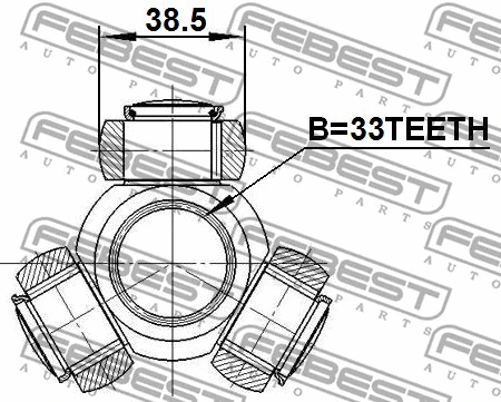 Spider Assembly, drive shaft
