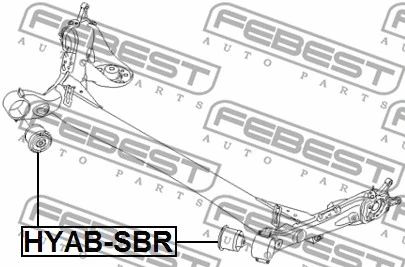 Bushing, axle beam