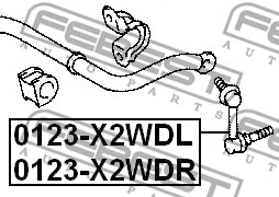Link/Coupling Rod, stabiliser bar