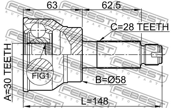 Joint Kit, drive shaft