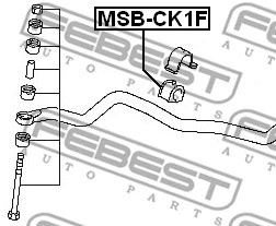 Mounting, stabiliser bar