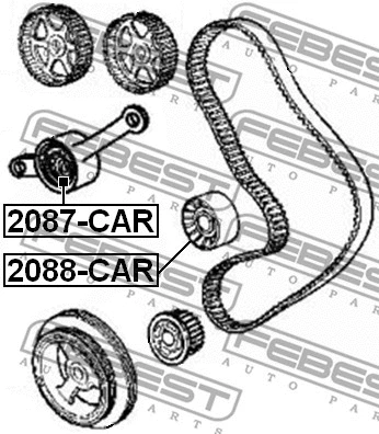 Tensioner Pulley, timing belt