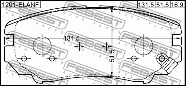 Brake Pad Set, disc brake