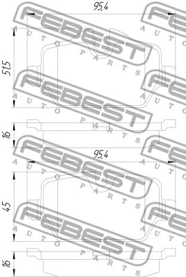 Brake Pad Set, disc brake