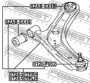 Control/Trailing Arm, wheel suspension