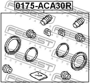 Repair Kit, brake caliper