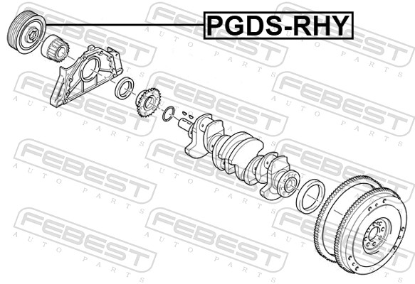 Belt Pulley, crankshaft (PGDS-RHY)
