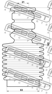 Dust Cover Kit, shock absorber