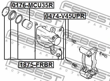 Repair Kit, brake caliper