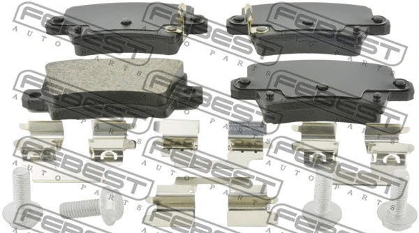 Brake Pad Set, disc brake (0301-FDR)