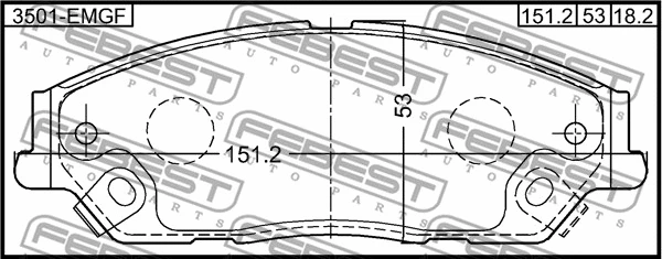 Brake Pad Set, disc brake