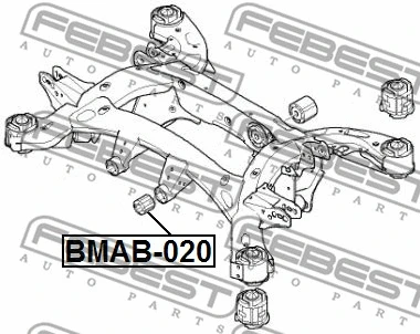 Bushing, axle beam