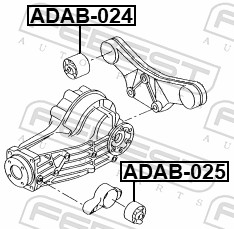 Mounting, differential