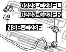 Link/Coupling Rod, stabiliser bar