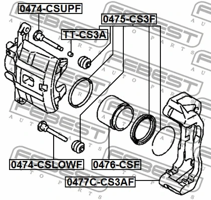 Accessory Kit, brake caliper