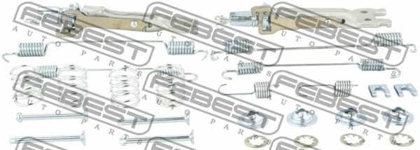 Accessory Kit, parking brake shoes (0204-G15RAR-KIT)