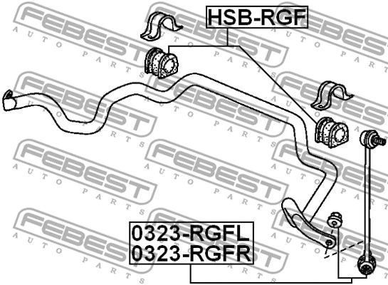 Link/Coupling Rod, stabiliser bar