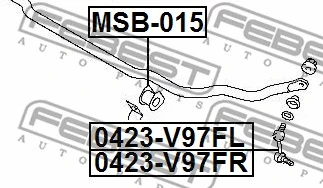 Link/Coupling Rod, stabiliser bar