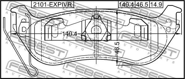 Brake Pad Set, disc brake