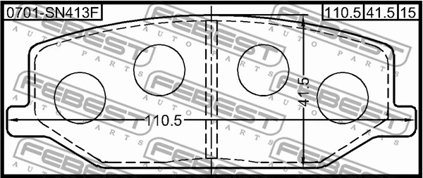 Brake Pad Set, disc brake