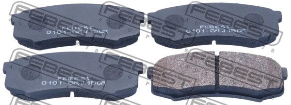 Brake Pad Set, disc brake (0101-GRJ150R)