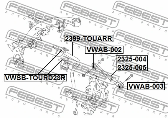 Mounting, stabiliser bar