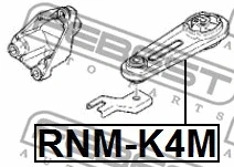 Mounting, engine