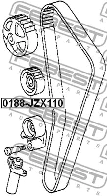 Deflection/Guide Pulley, timing belt