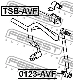 Link/Coupling Rod, stabiliser bar