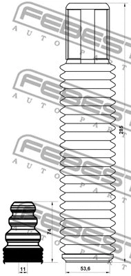 Dust Cover Kit, shock absorber