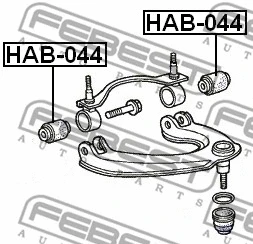 Mounting, control/trailing arm