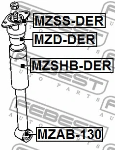 Bush, shock absorber