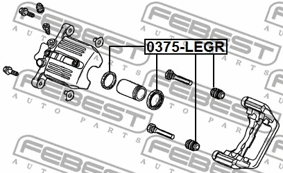 Repair Kit, brake caliper