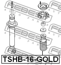 Dust Cover Kit, shock absorber