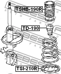 Protective Cap/Bellow, shock absorber