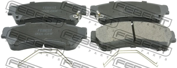 Brake Pad Set, disc brake (0501-GHF)