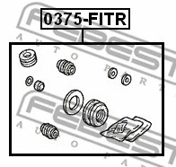 Repair Kit, brake caliper