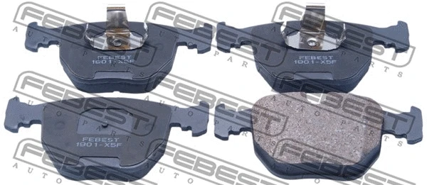 Brake Pad Set, disc brake (1901-X5F)