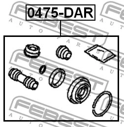 Repair Kit, brake caliper