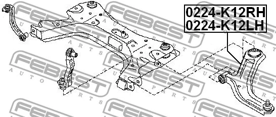 Control/Trailing Arm, wheel suspension