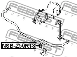 Mounting, stabiliser bar