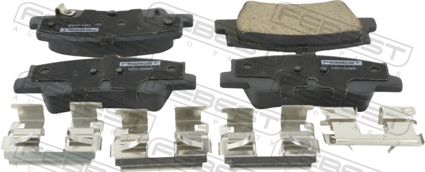 Brake Pad Set, disc brake (1201-DN8R)