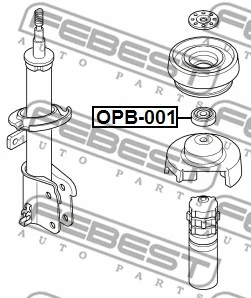 Rolling Bearing, suspension strut support mount