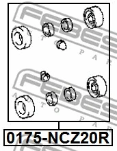 Repair Kit, wheel brake cylinder