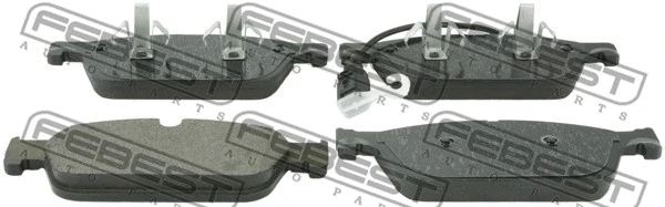 Brake Pad Set, disc brake (2301-T6F)